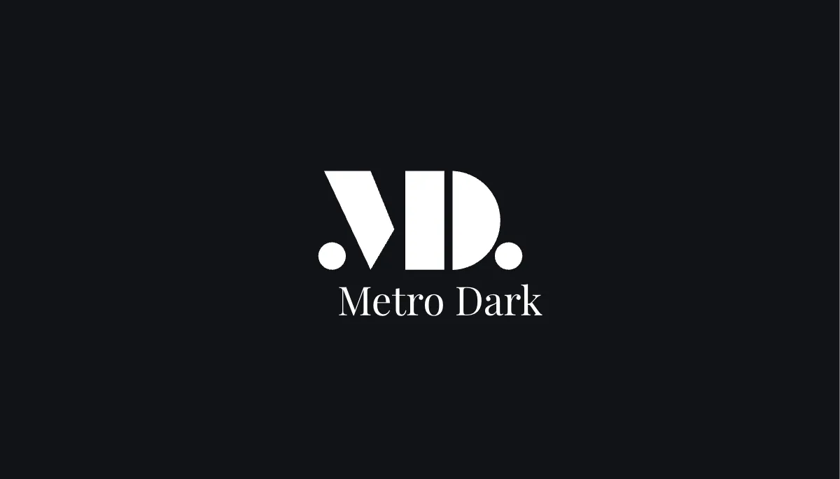 Free Metro Dark Business Card Template to Edit Online