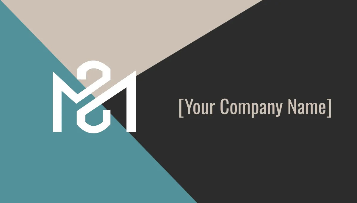 Free Modern Triangle Business Card Template to Edit Online