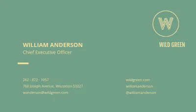 Free Simple Textured Business Card Template to Edit Online