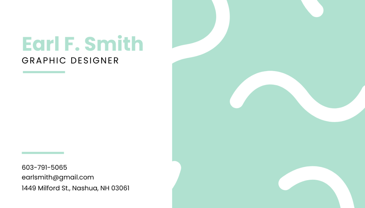 Free Resume Business Card Template