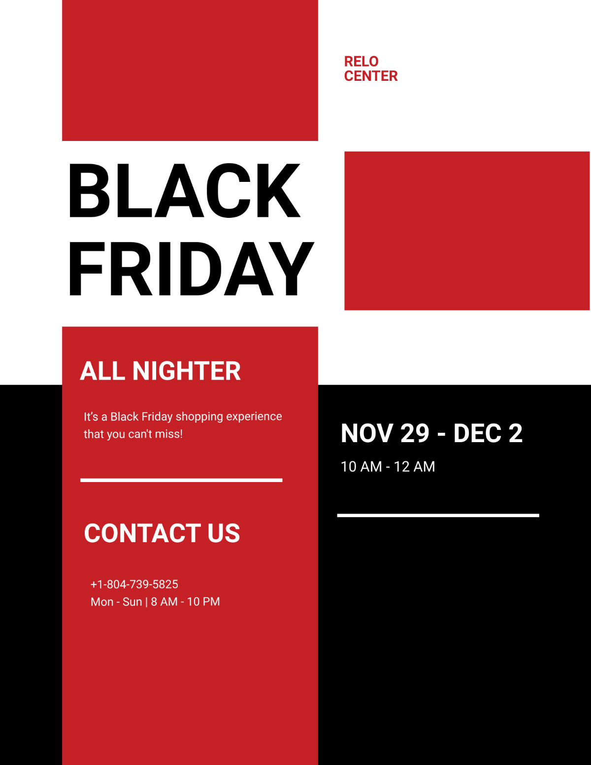 Black Friday Flyer Template - Edit Online & Download