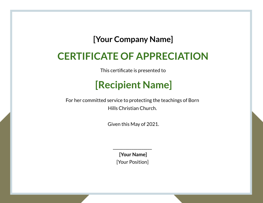 FREE Appreciation Certificate Templates & Examples - Edit Online & Download