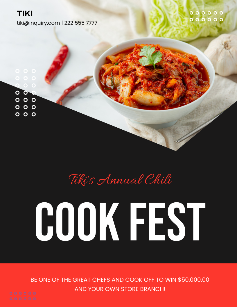 FREE Cook Off Templates Examples Edit Online Download Template