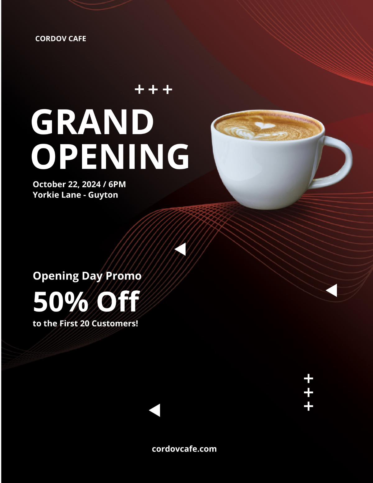 Cafe Restaurant Flyer Template - Edit Online & Download