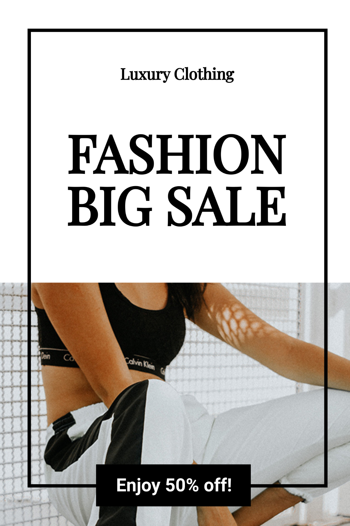Free Fashion Big Sale Tumblr Post Template