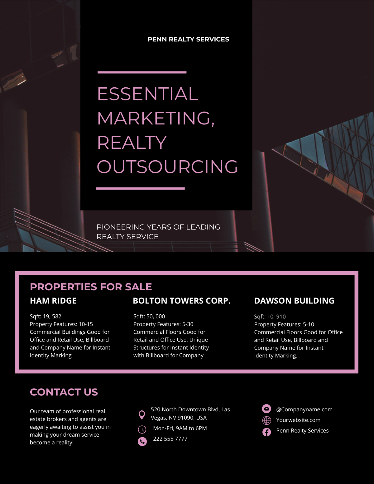 Modern Real Estate Marketing Flyer Template - Edit Online & Download