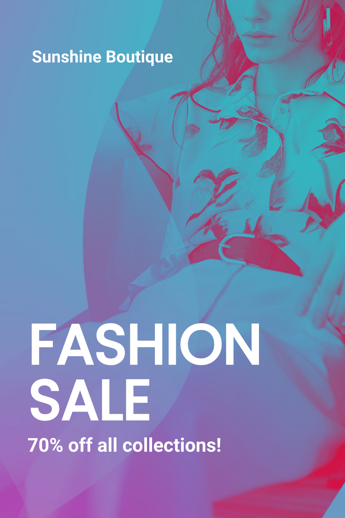 Free Fashion Products Sale Tumblr Post Template