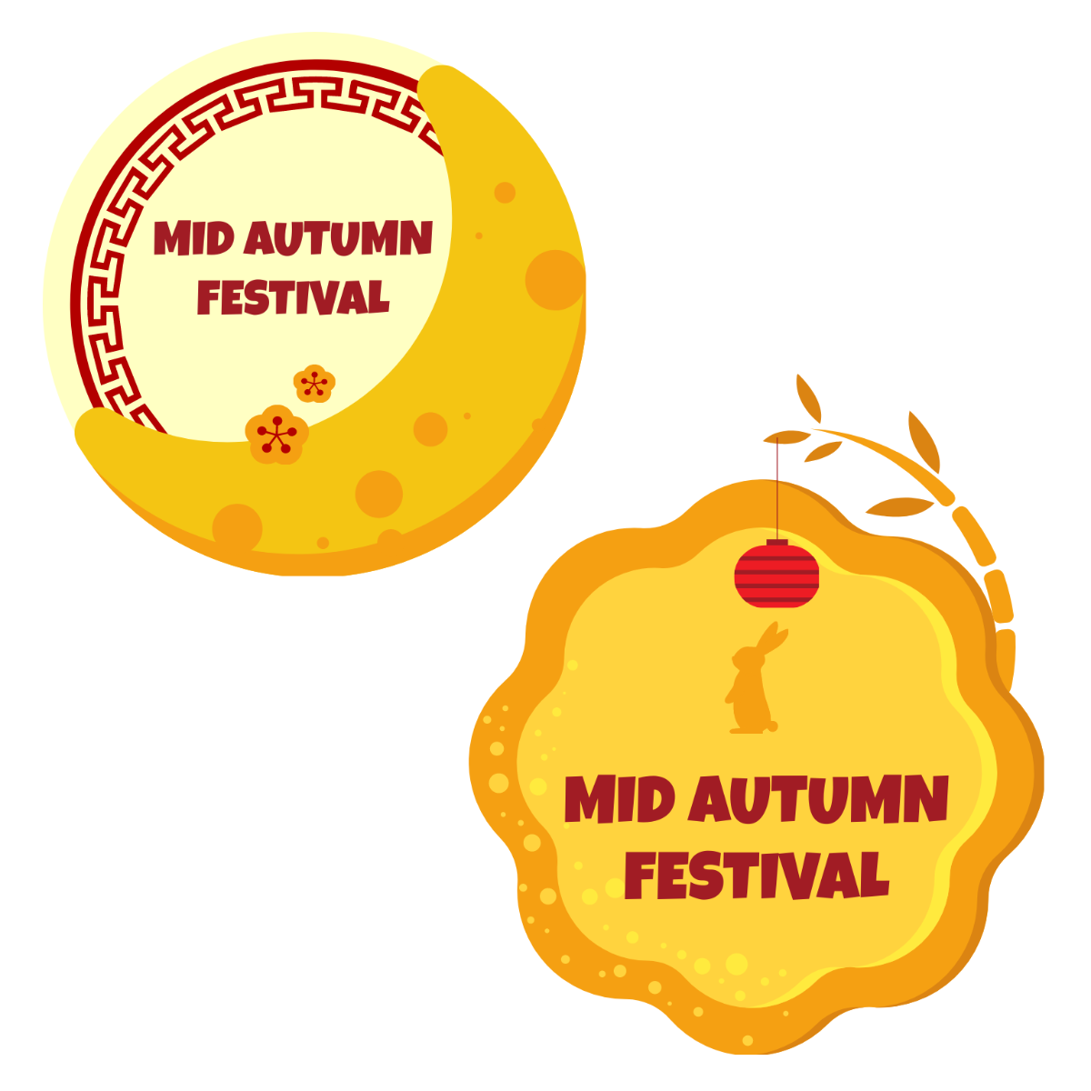 Free Mid-Autumn Festival Promotional Clip Art Template