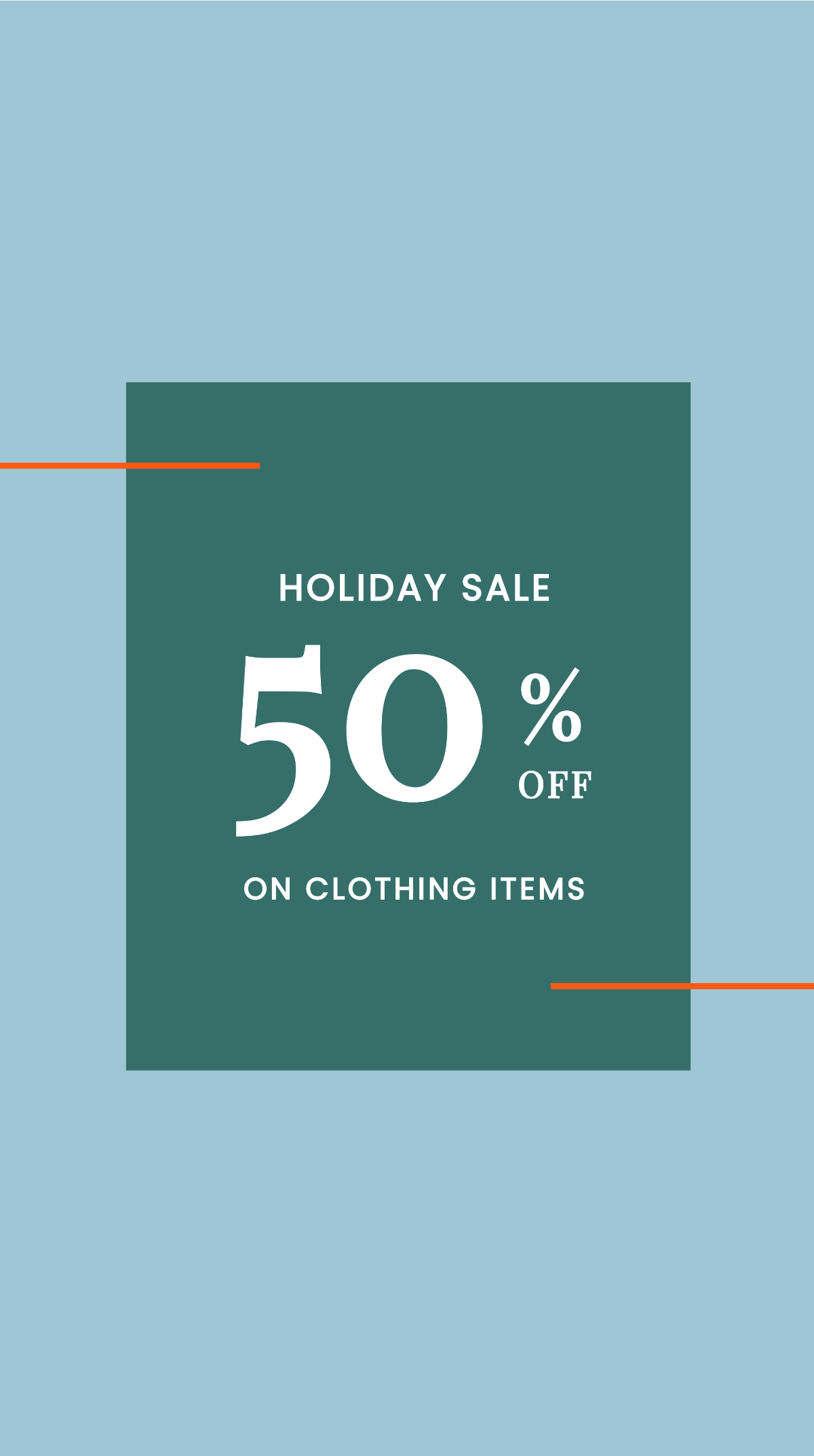 Holiday Collection Sale Instagram Story Template