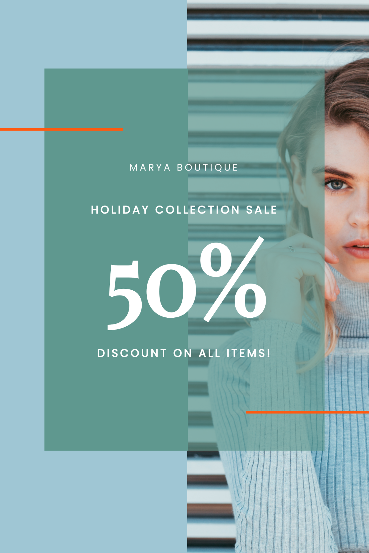 Holiday Collection Sale Tumblr Post Template