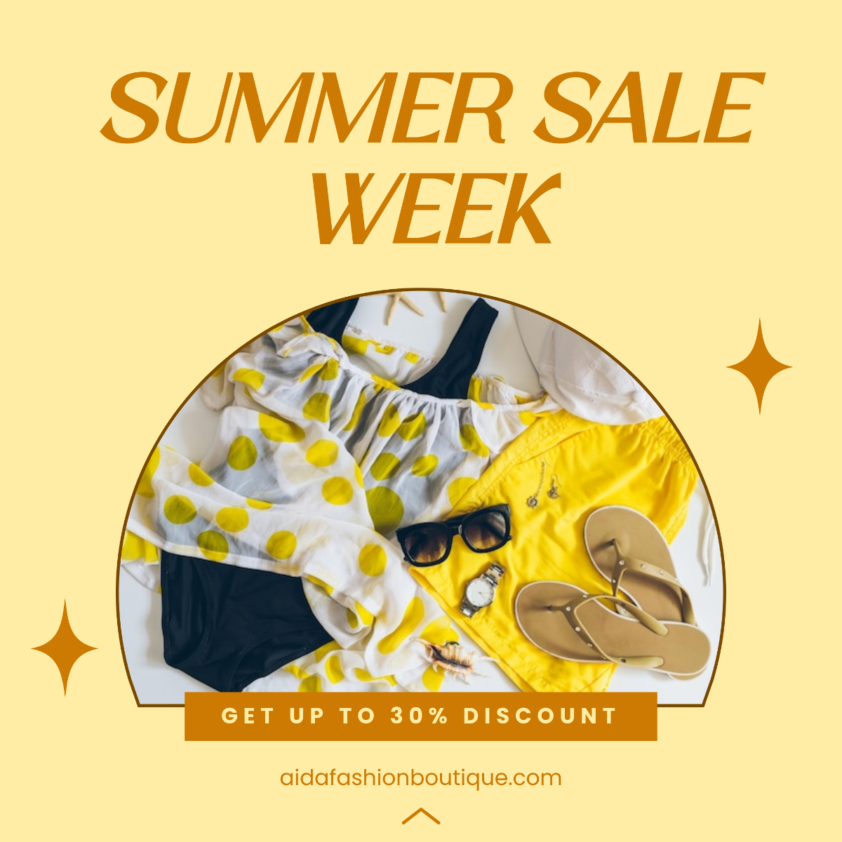 Summer Sale Instagram Post Template