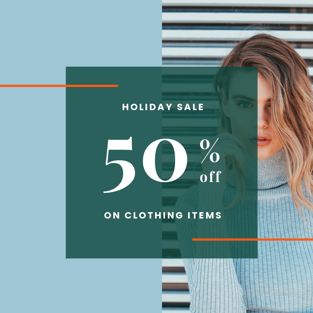 Holiday Collection Sale Facebook Post Template PSD Template net