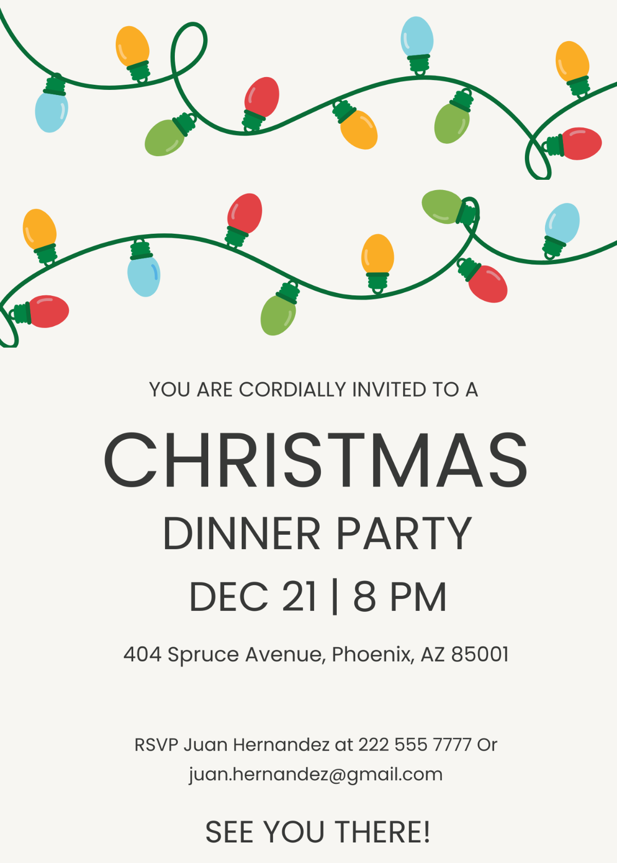 Page 2 FREE Dinner Invitation Templates Examples Edit Online 