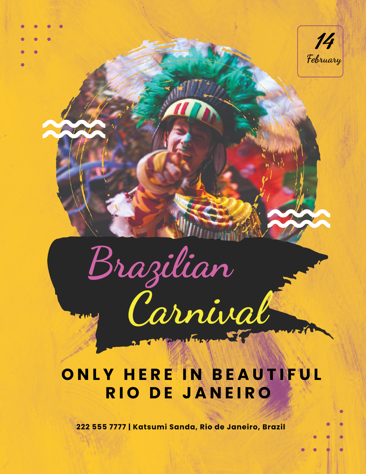 Brazilian Carnival Flyer Template