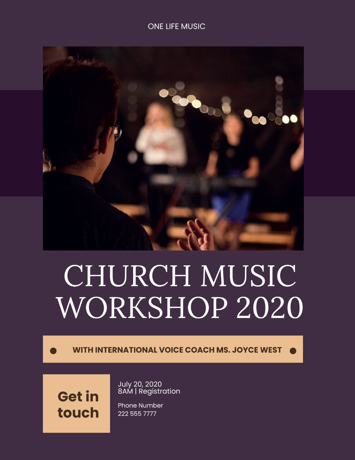 Church Music Workshop Flyer