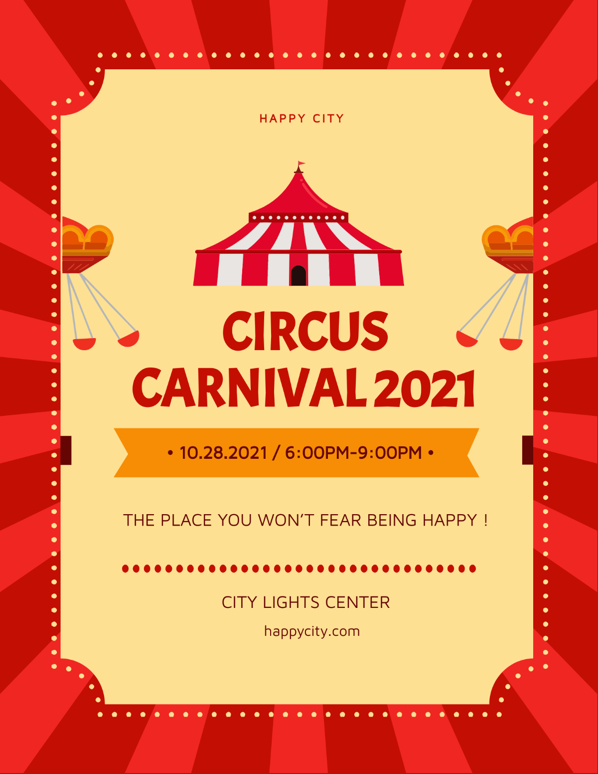 Free Circus Carnival Flyer Template