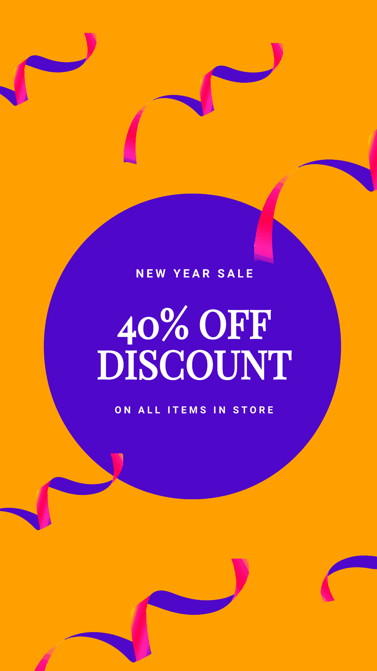 Holiday Discount Sale Instagram Story Template