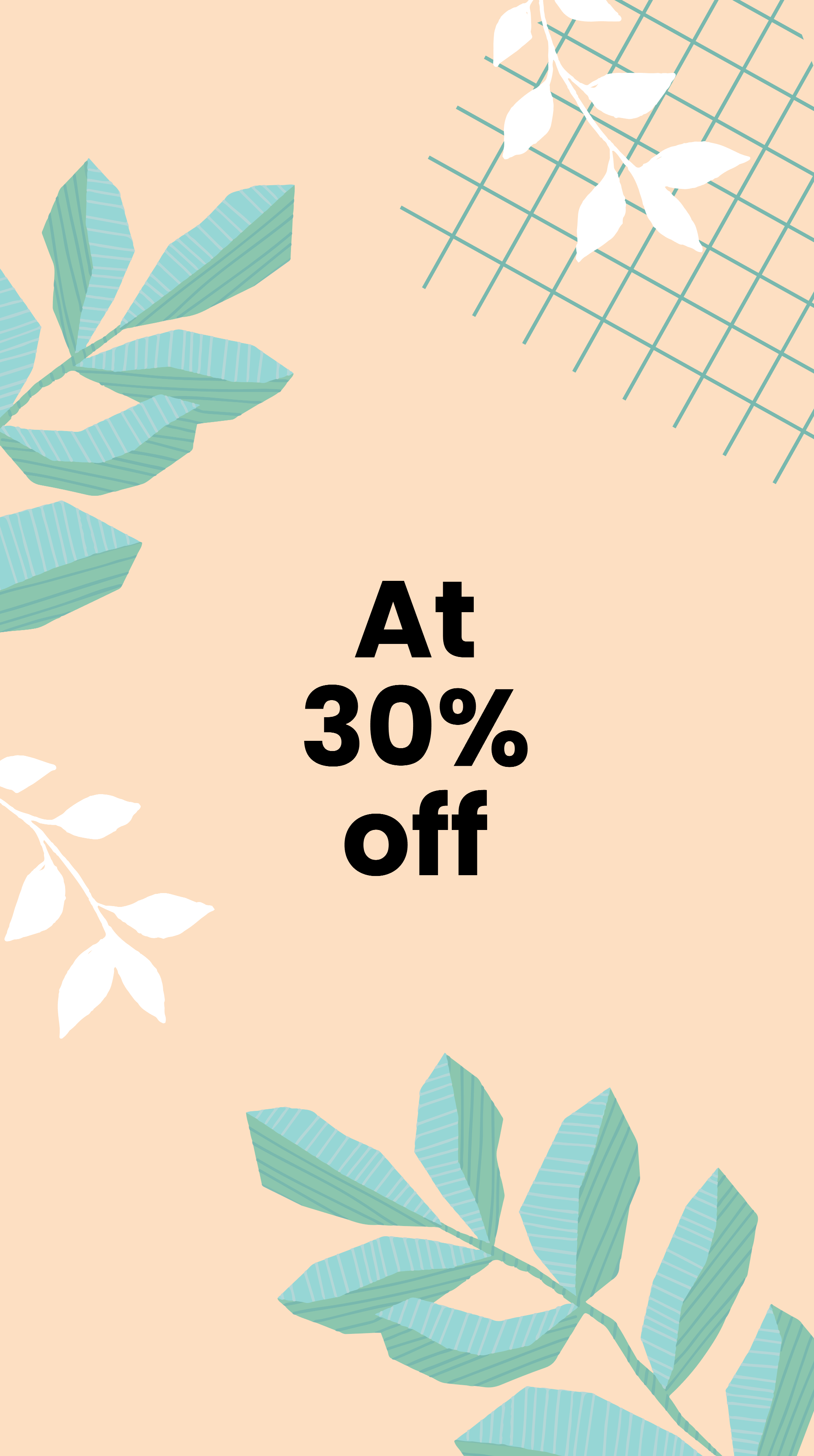 Free 30 Off Holiday Sale Instagram Story Template to Edit Online
