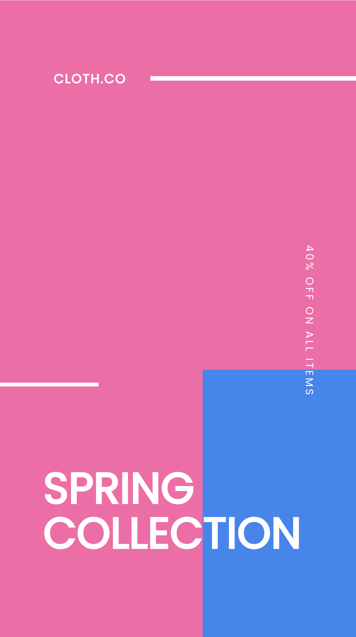 Holiday Spring Offer Sale Instagram Story Template