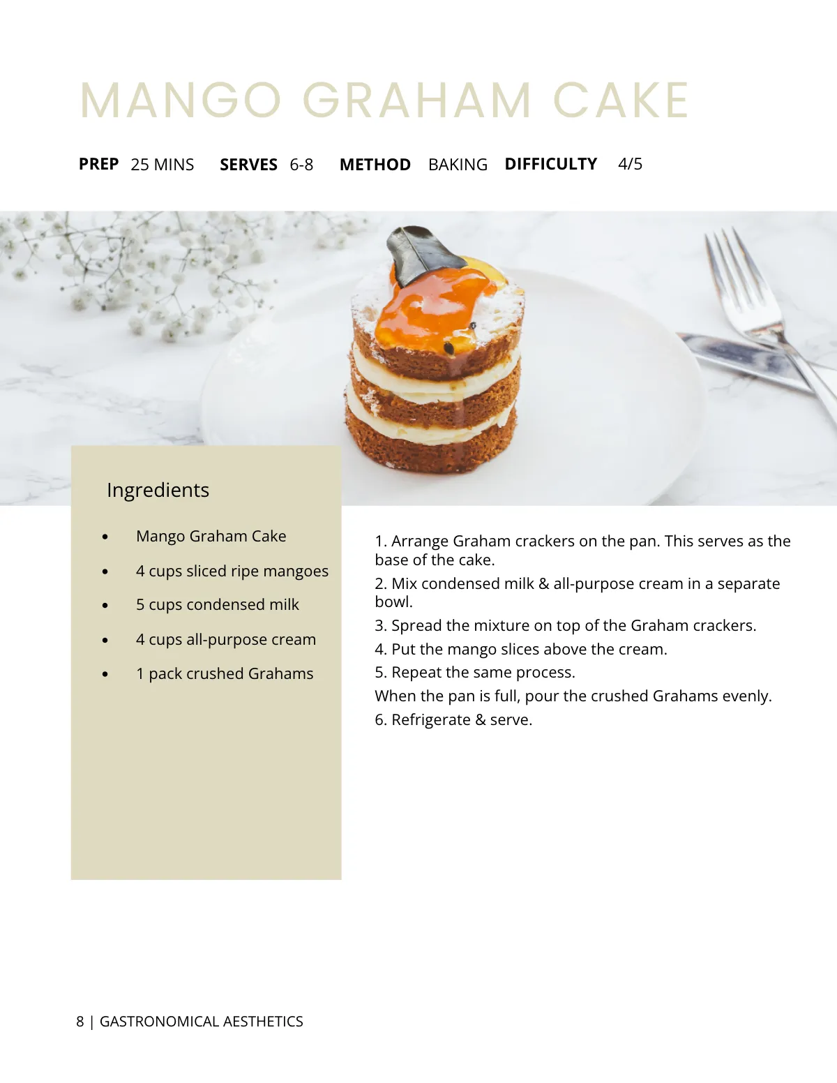 Free Photo Cookbook Template to Edit Online