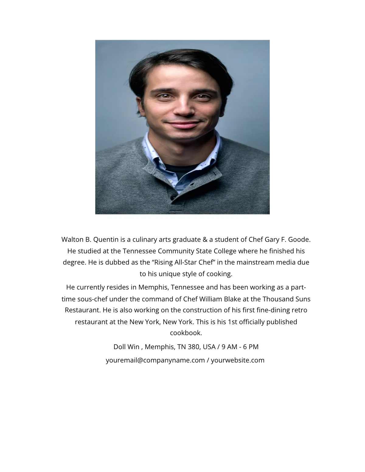 Free Photo Cookbook Template to Edit Online