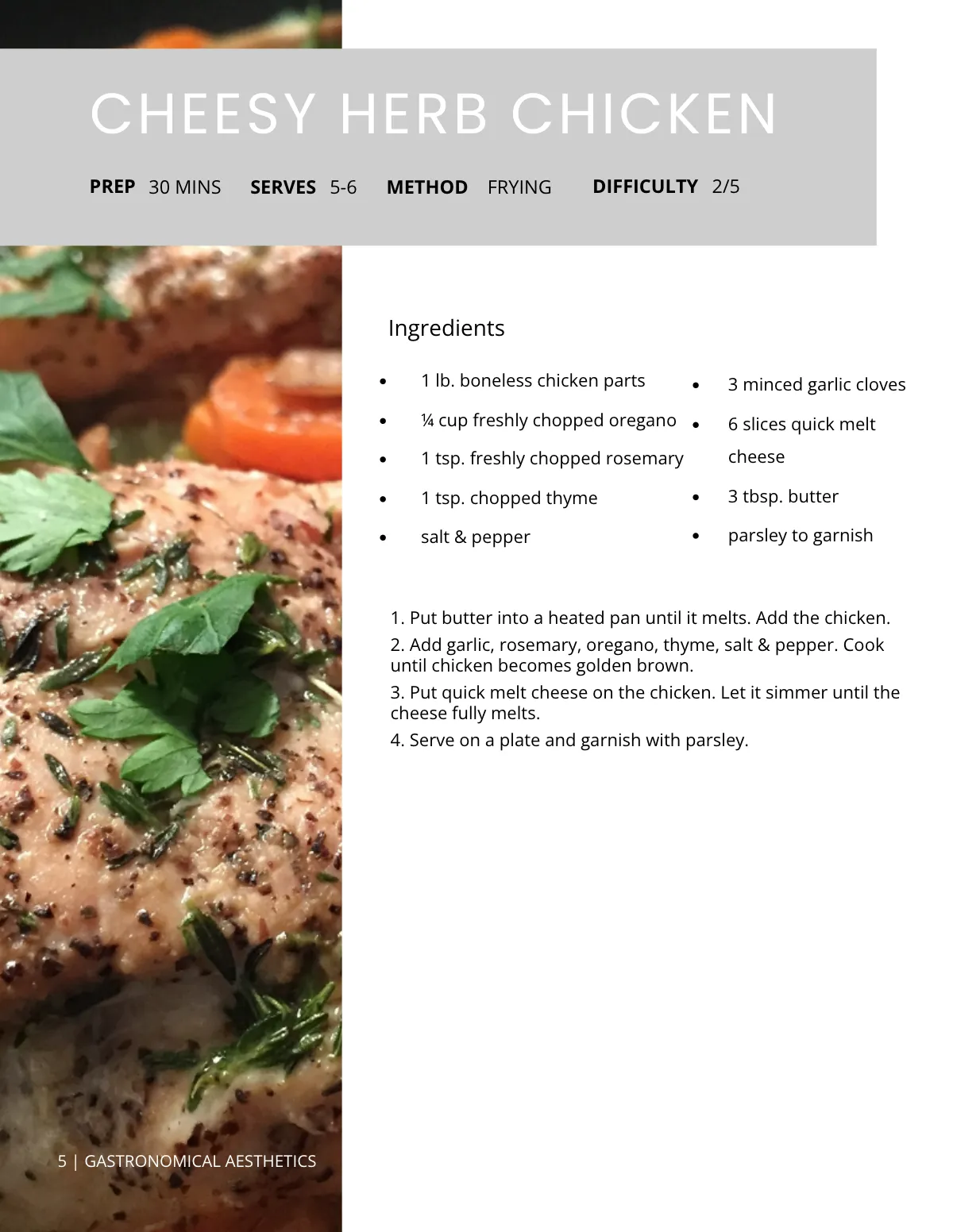 Free Photo Cookbook Template to Edit Online