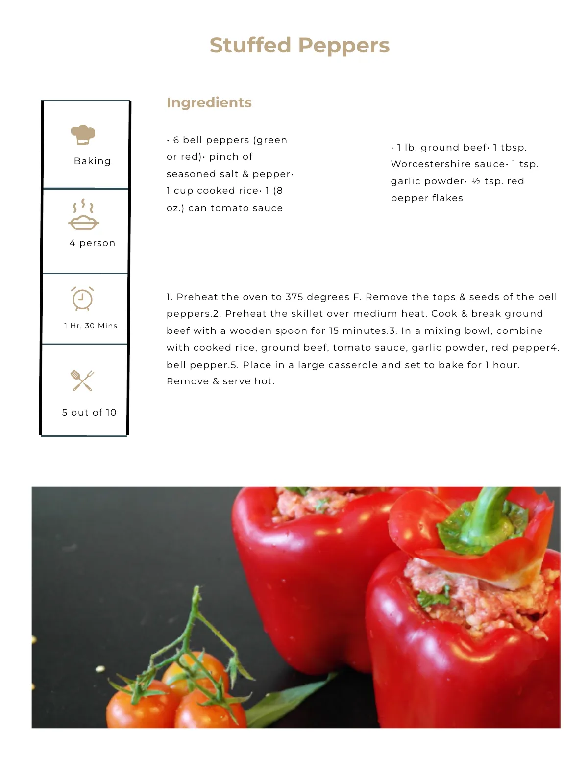 Free Homemade Cookbook Template to Edit Online