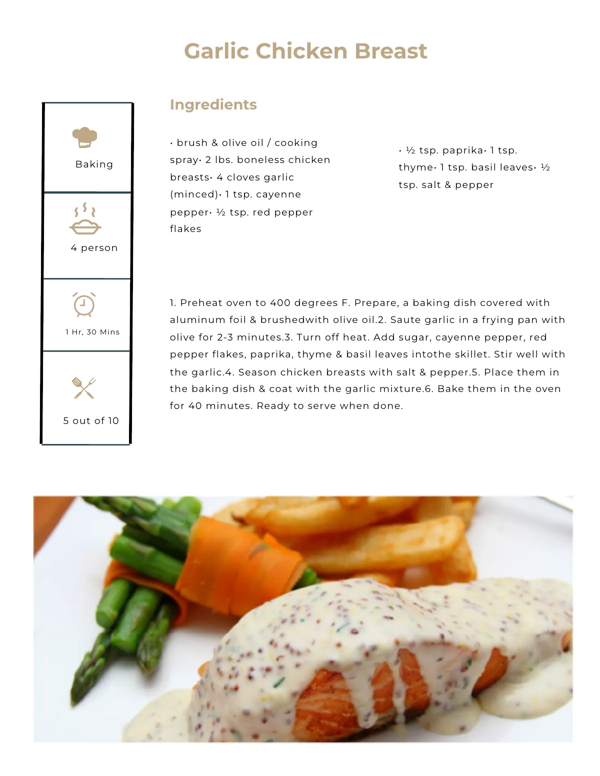 Free Homemade Cookbook Template to Edit Online