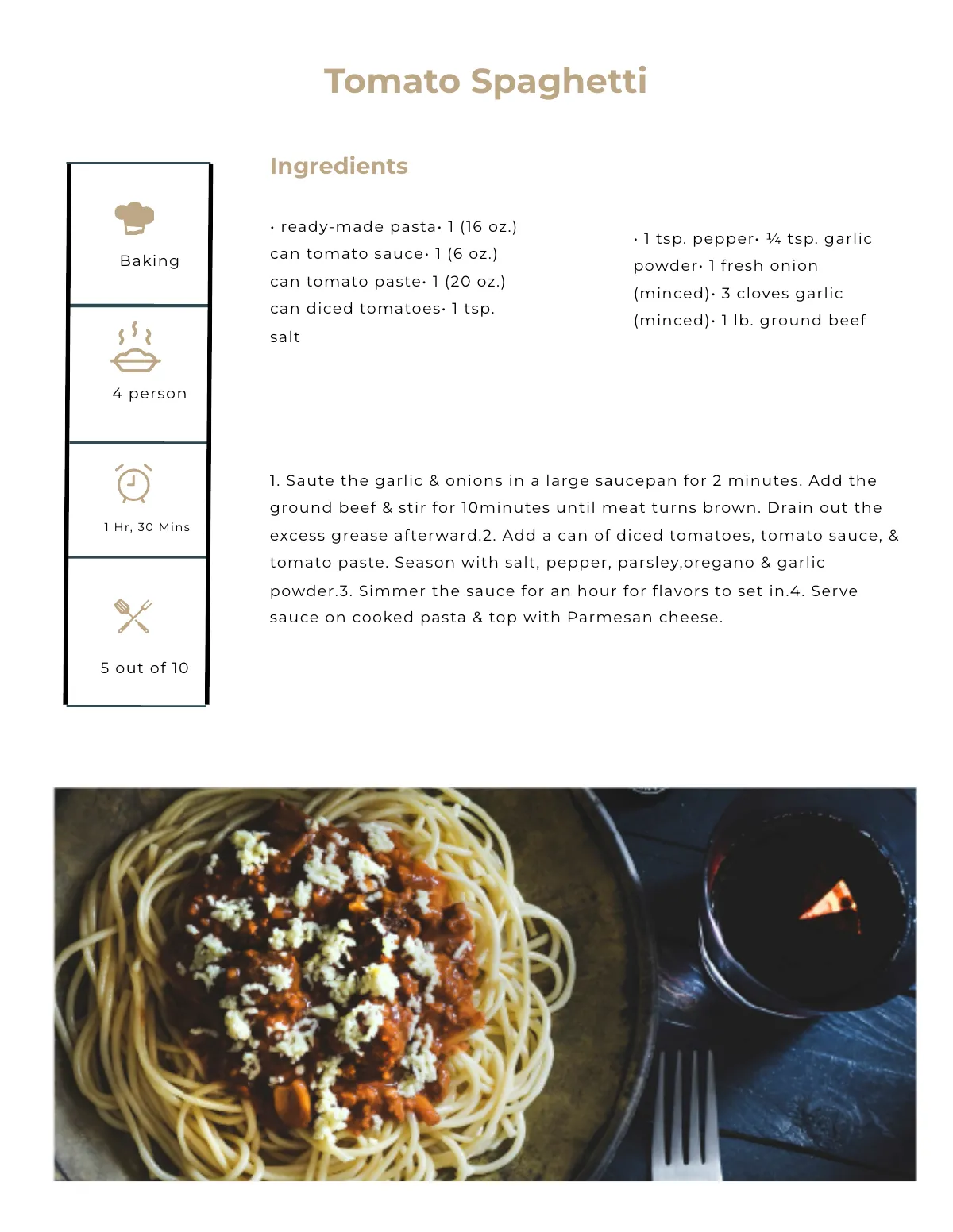 Free Homemade Cookbook Template to Edit Online