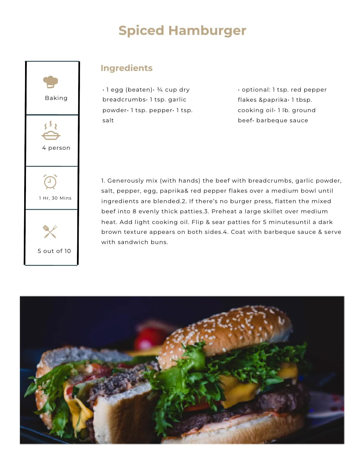 Free Homemade Cookbook Template to Edit Online