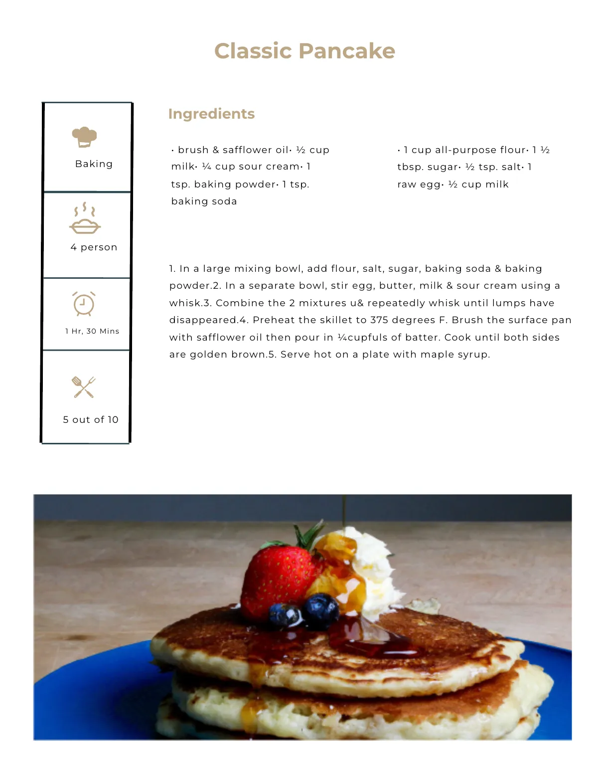 Free Homemade Cookbook Template to Edit Online