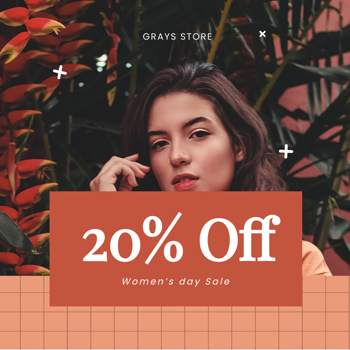 Creative Holiday Sale Instagram Post Template