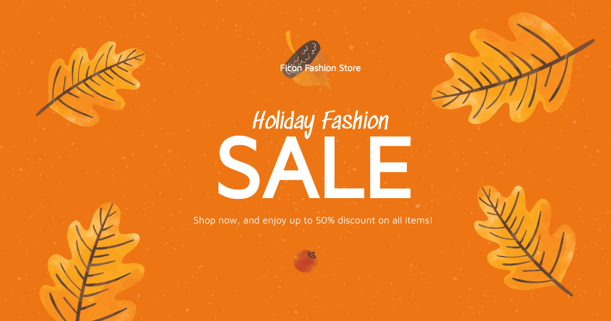 Holiday Special Sale Facebook Post Template