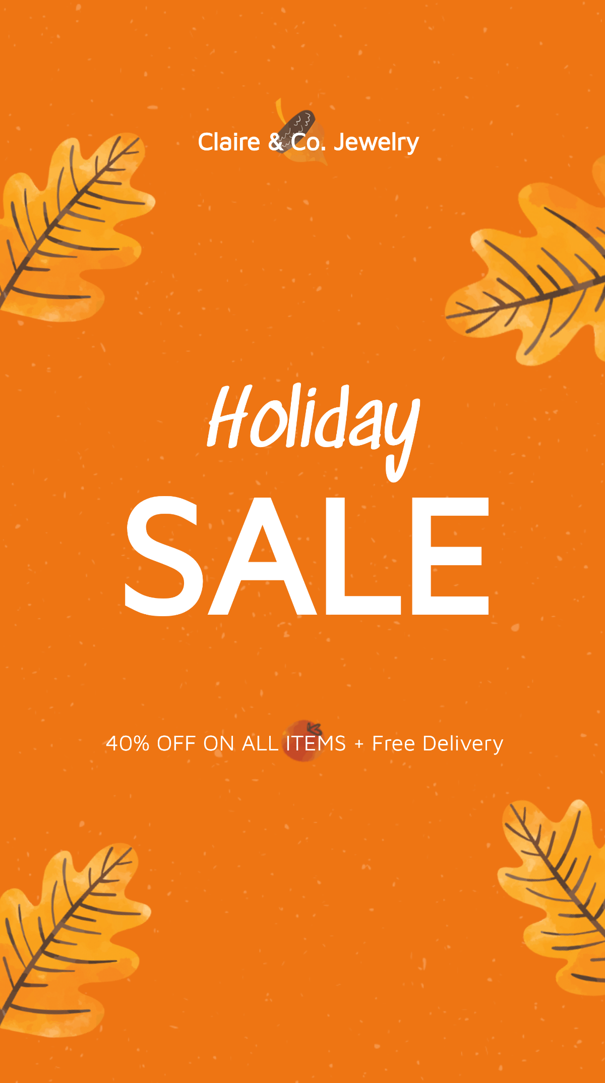 Holiday Special Sale Instagram Story Template