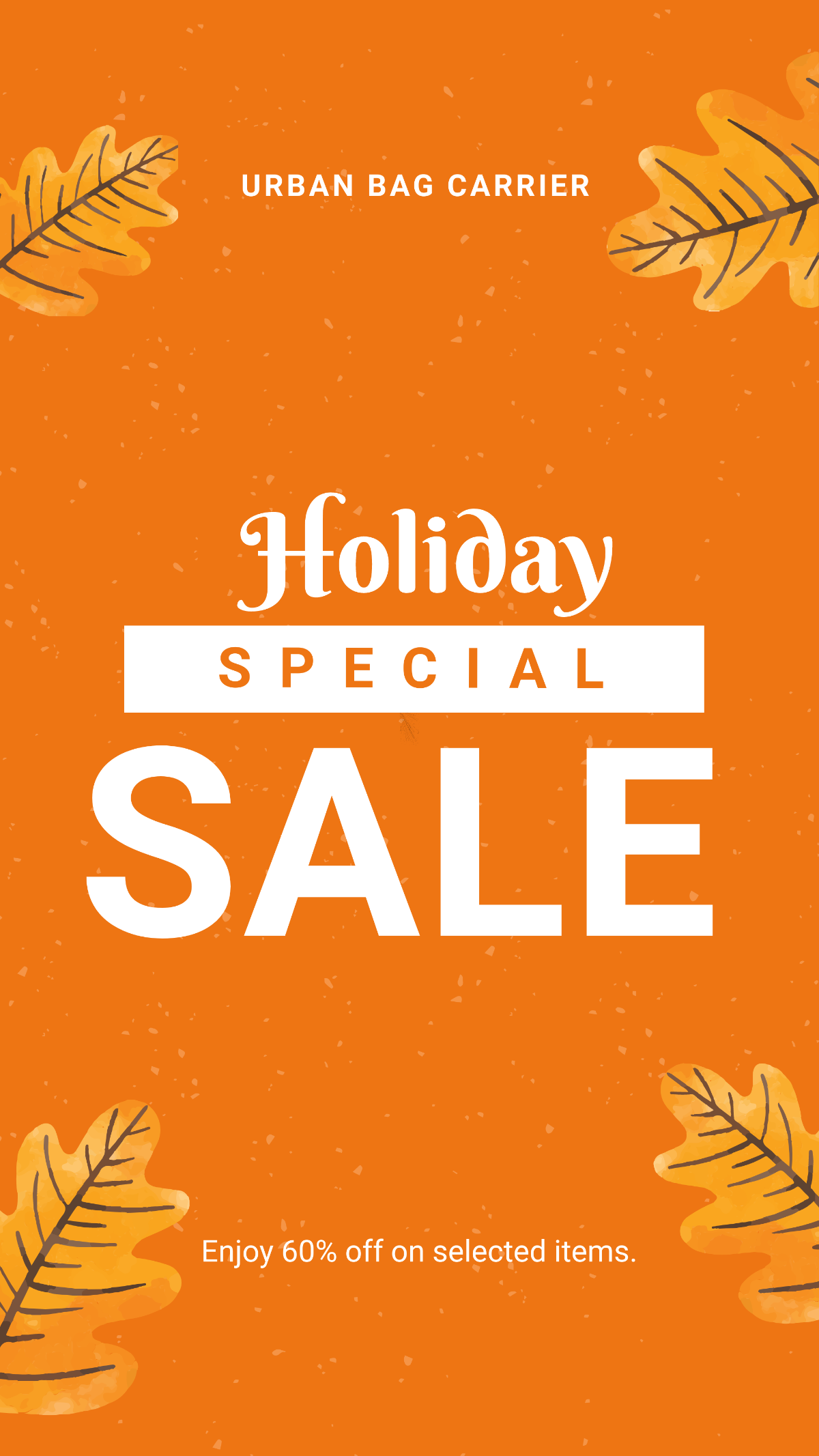 Holiday Special Sale Whatsapp Image Template