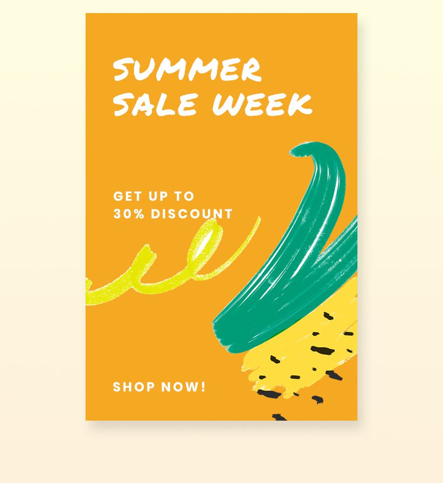 Summer Sale Tumblr Post Template