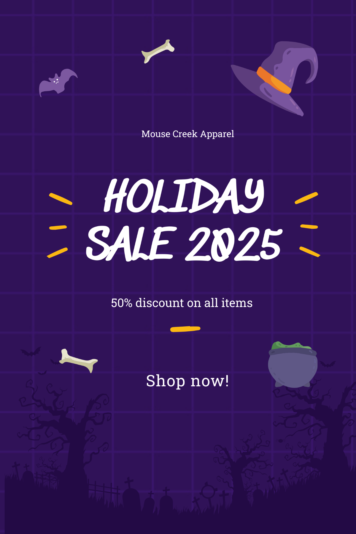 Simple Holiday Sale Tumblr Post Template