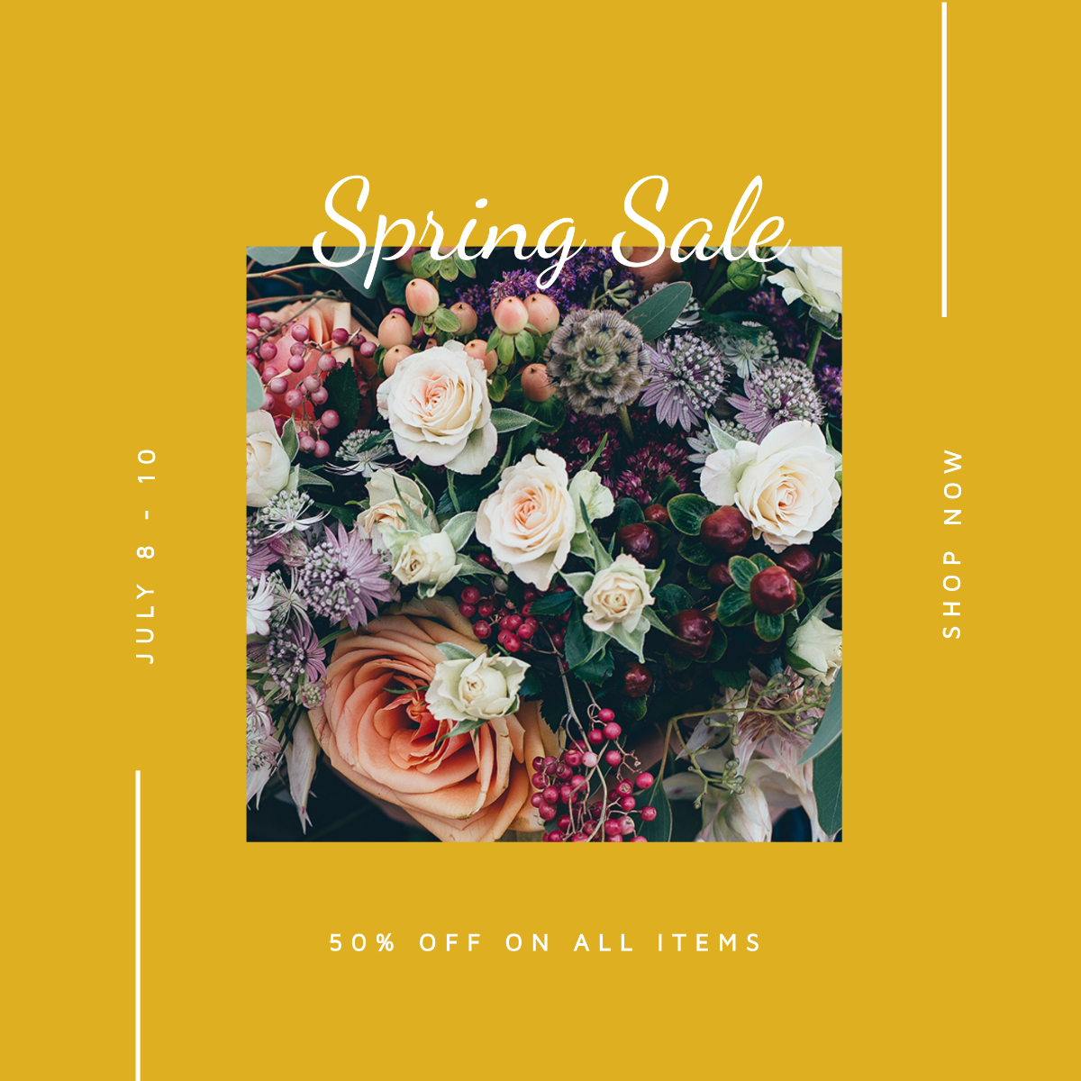 Spring Sale Instagram Post Template