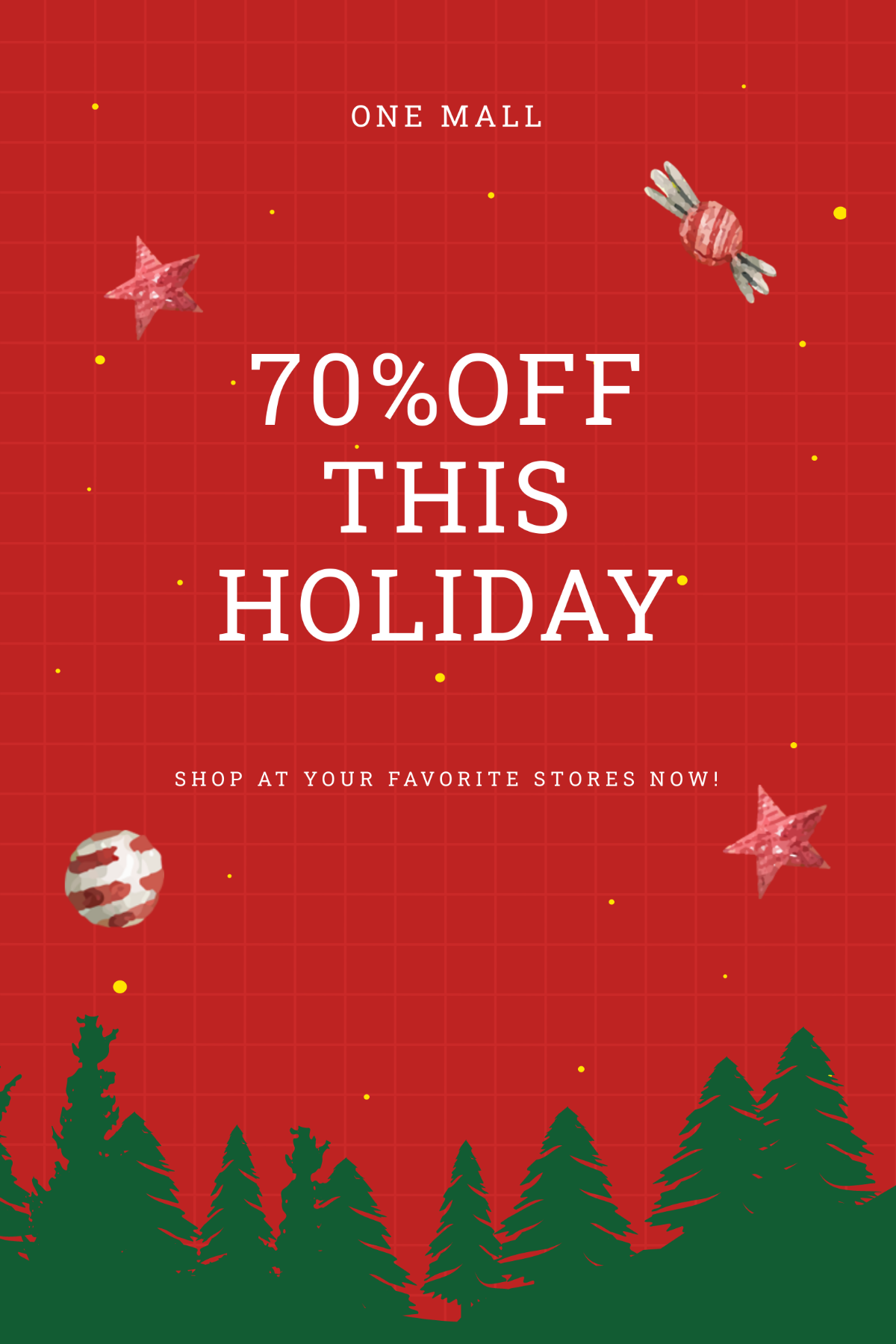 Free Holiday Off Discount Sale Tumblr Post Template