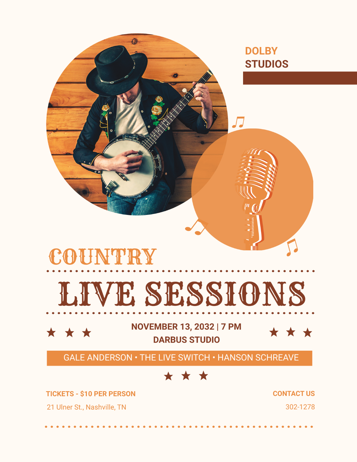 Country Live Flyer
