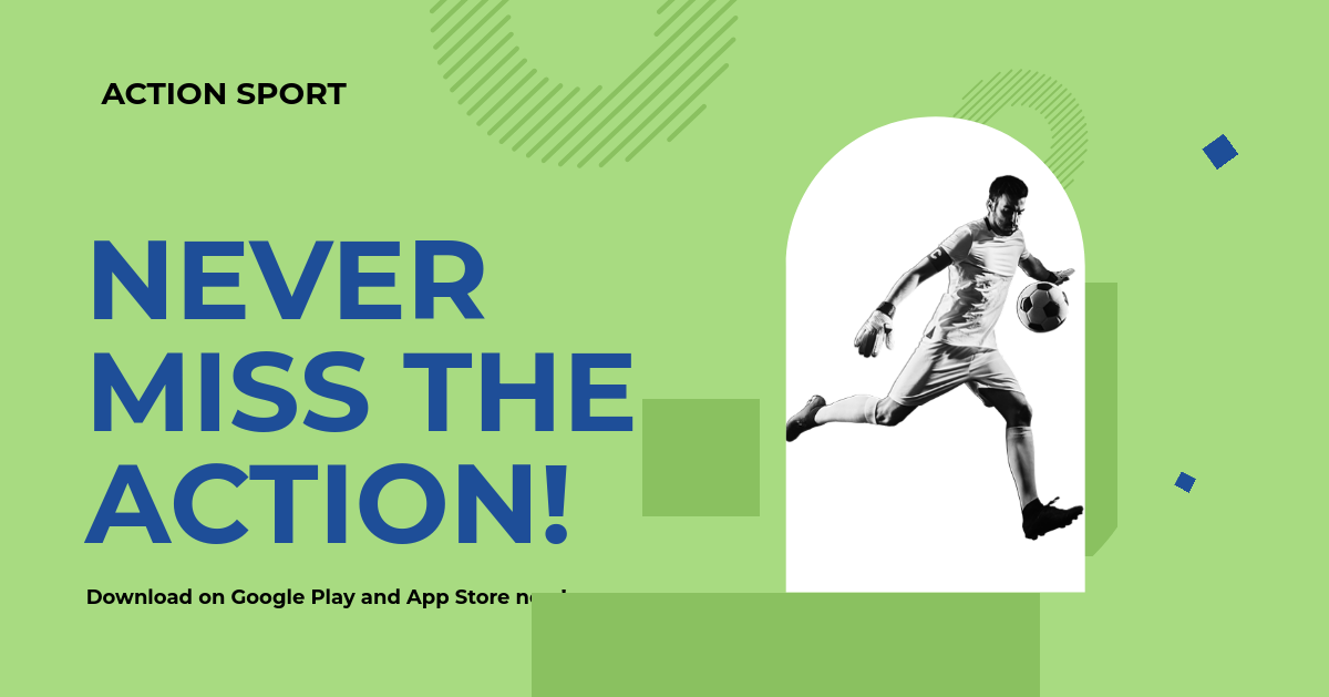 Free Sports App Promotion Facebook Post Template to Edit Online