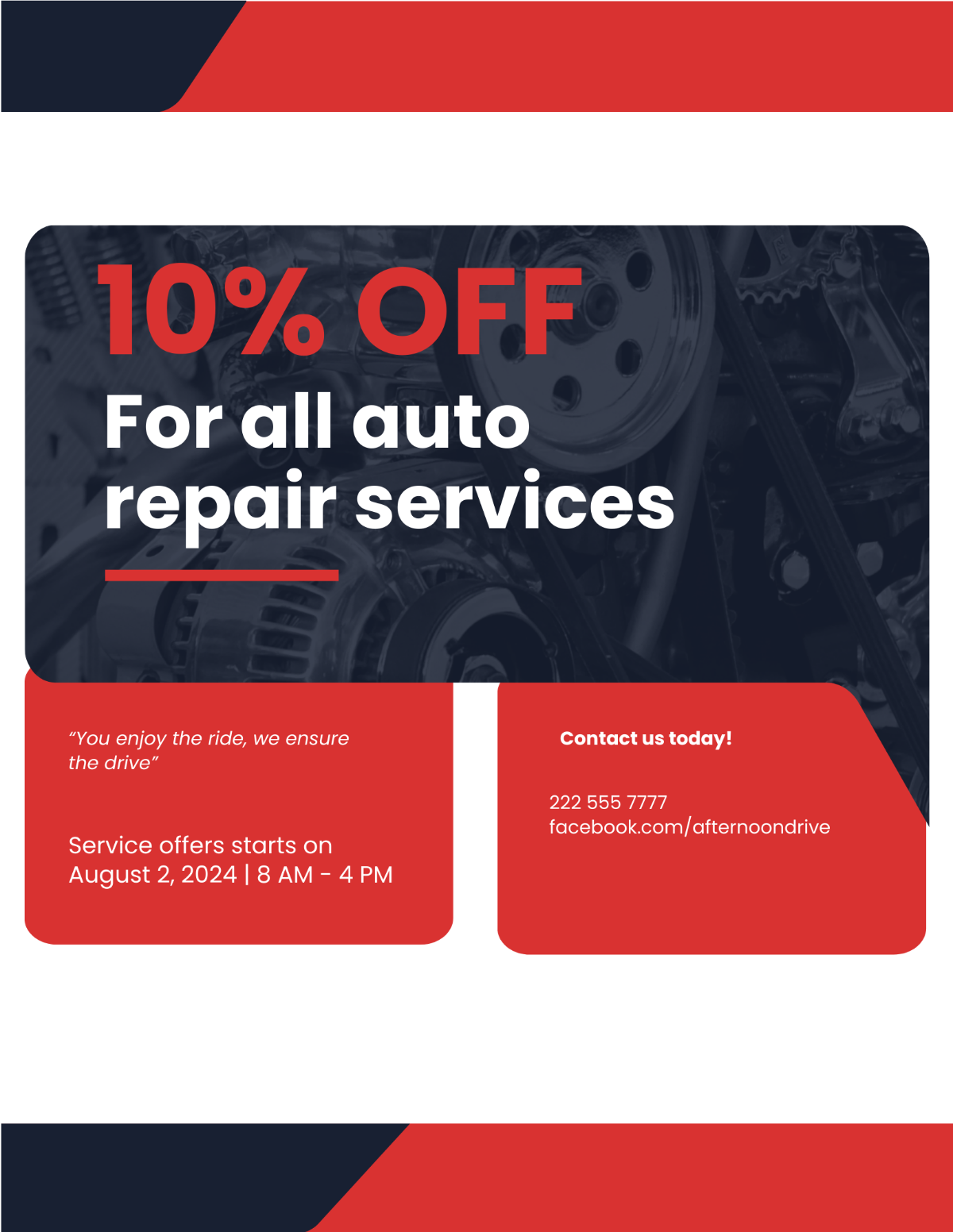Auto Repair Service Flyer