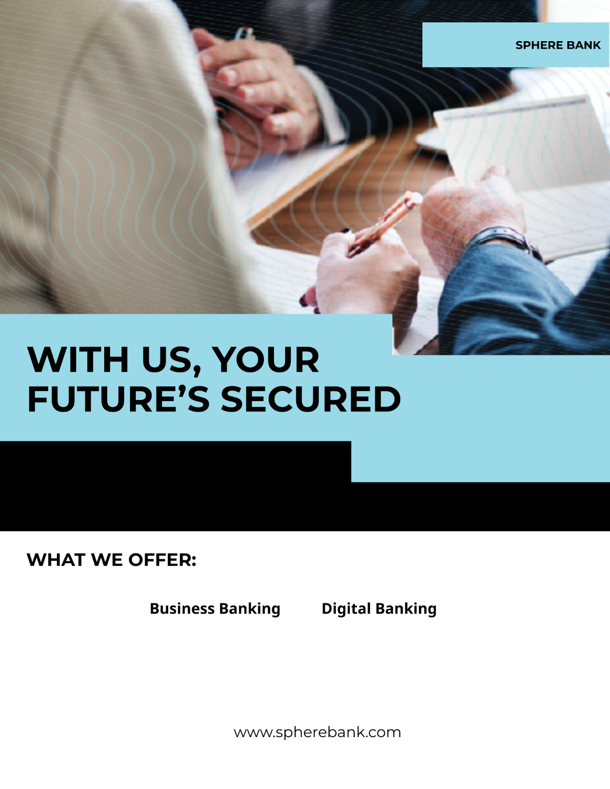 Banking Service Flyer Template - Edit Online & Download