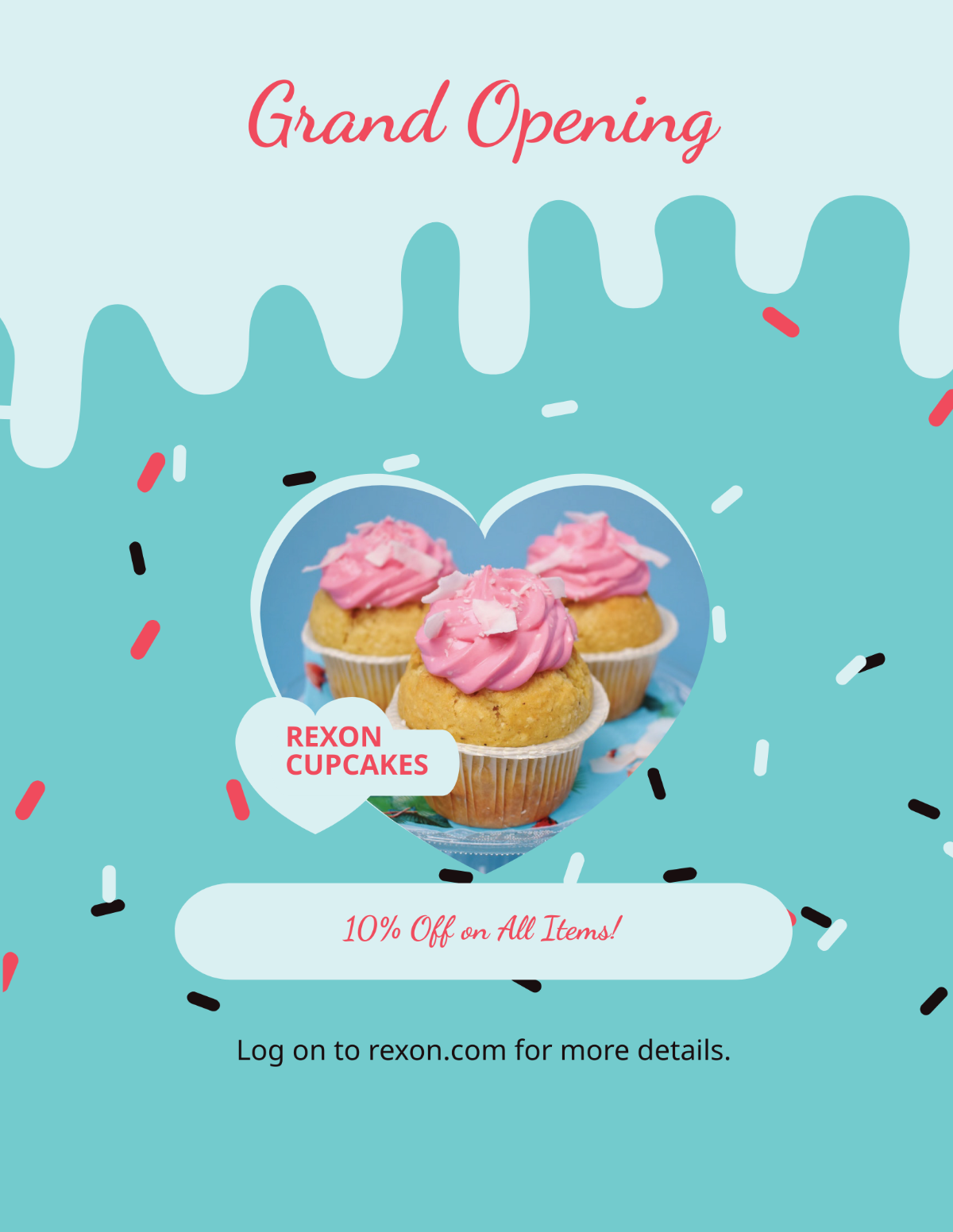 Cupcake Bakery Flyer Template