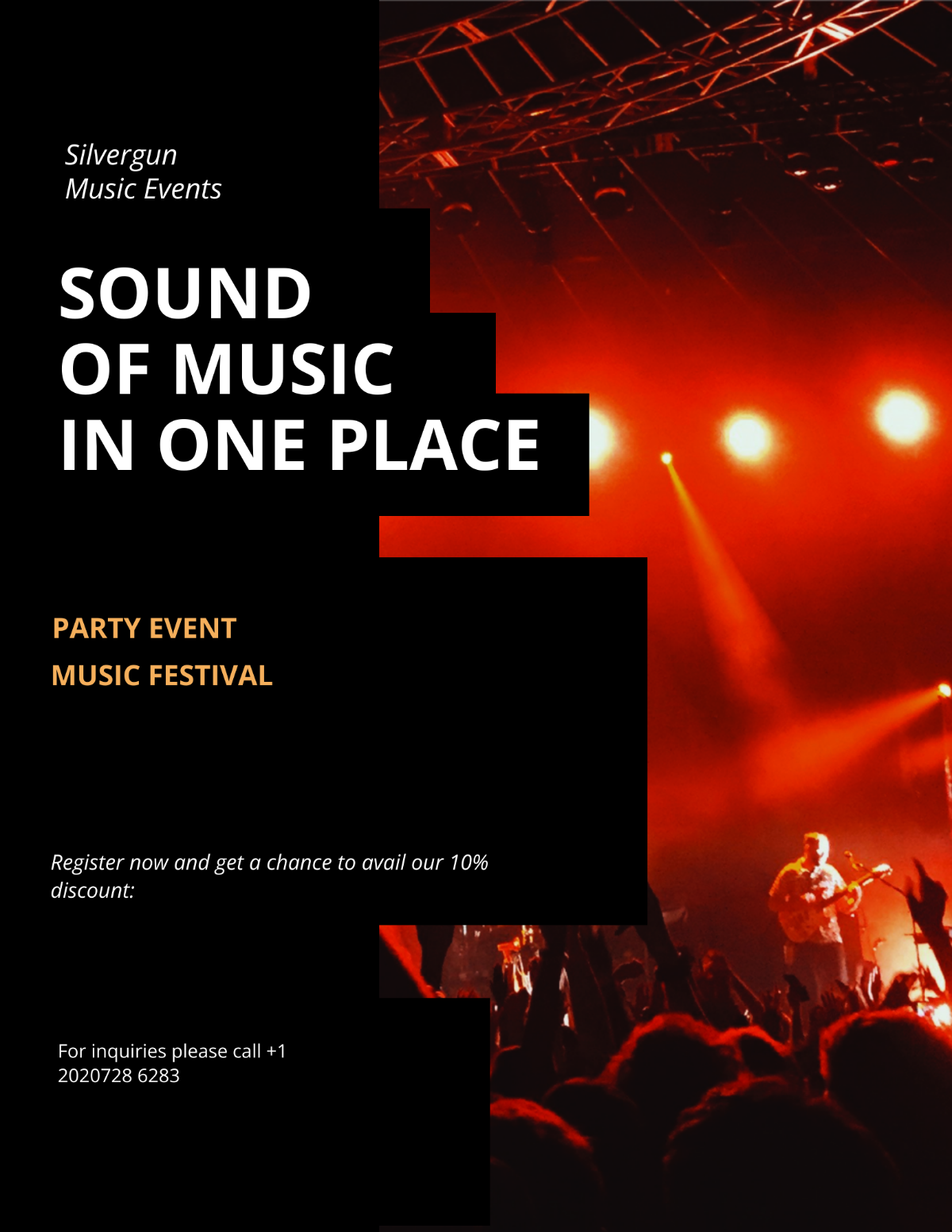 Music Event Party Flyer Template