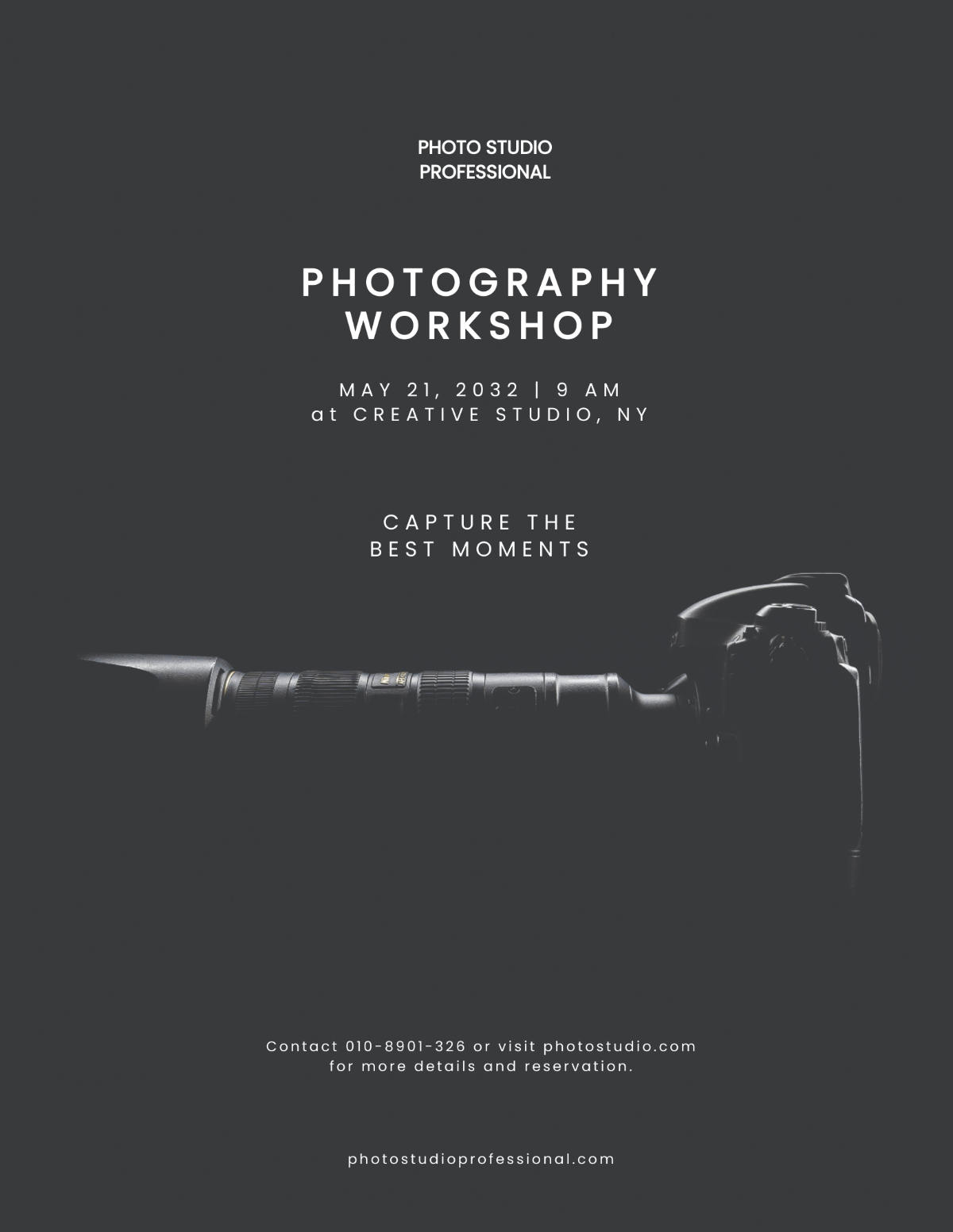 Minimalistic Photography Flyer Template