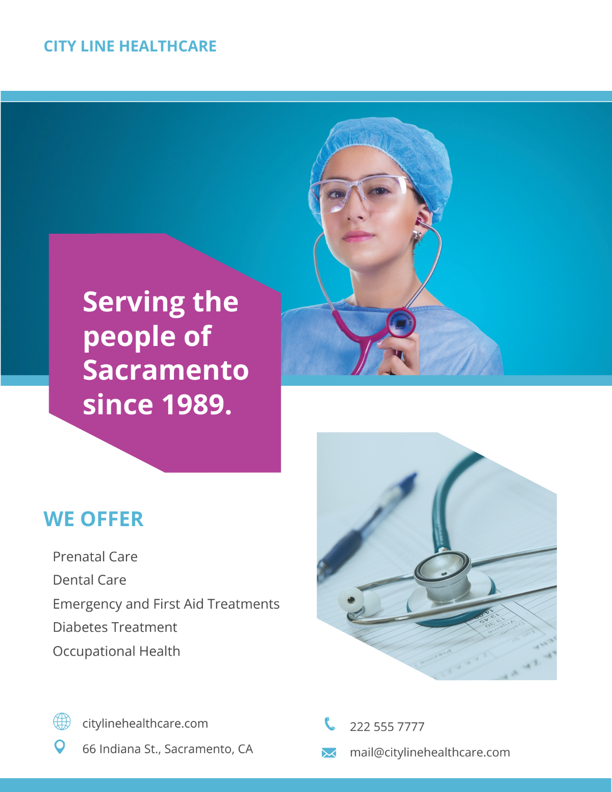 Basic Healthcare Flyer Template