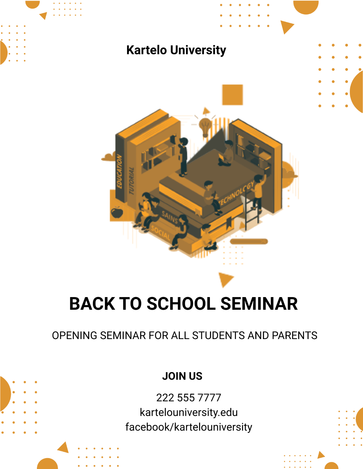 Creative Back to School Flyer Template - Edit Online & Download