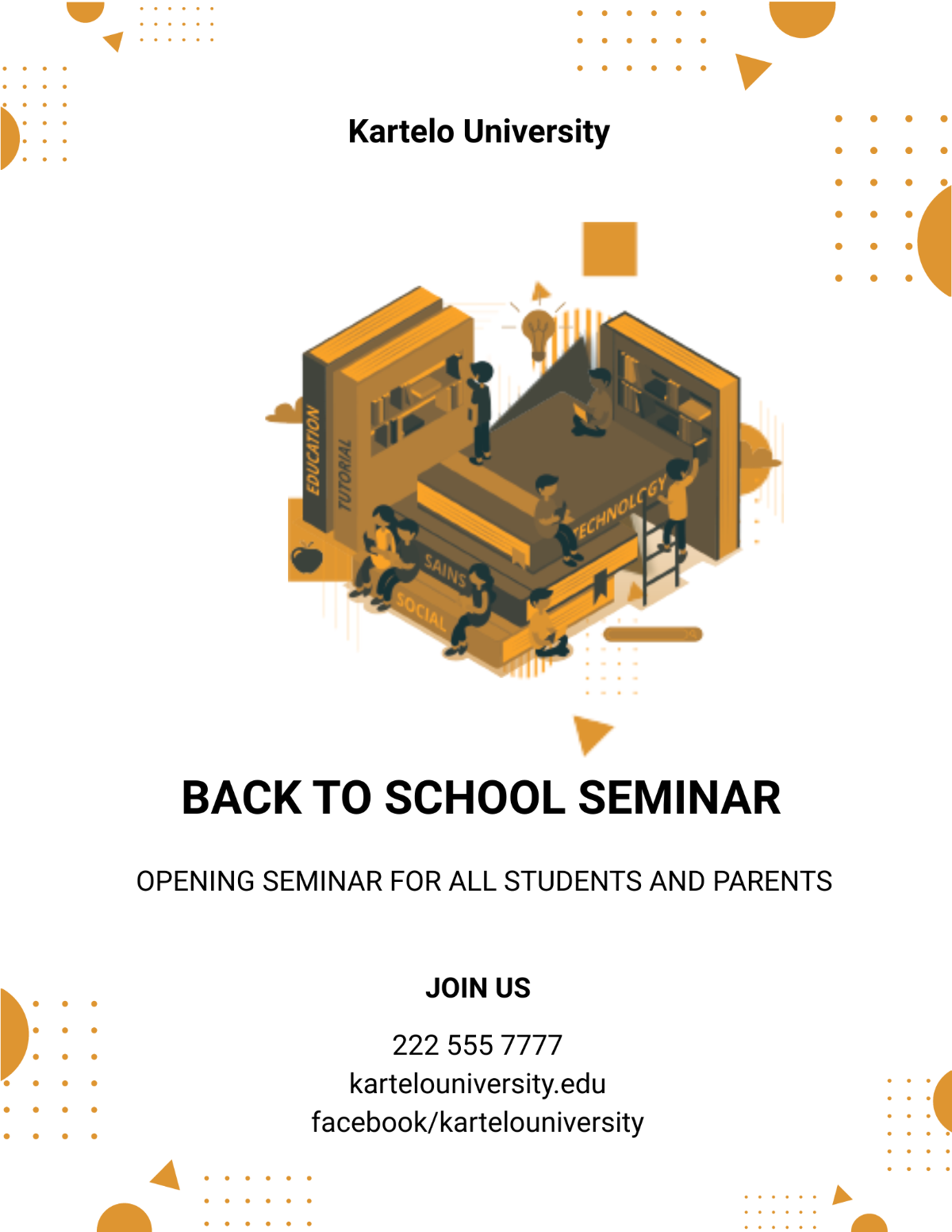 Creative Back to School Flyer Template