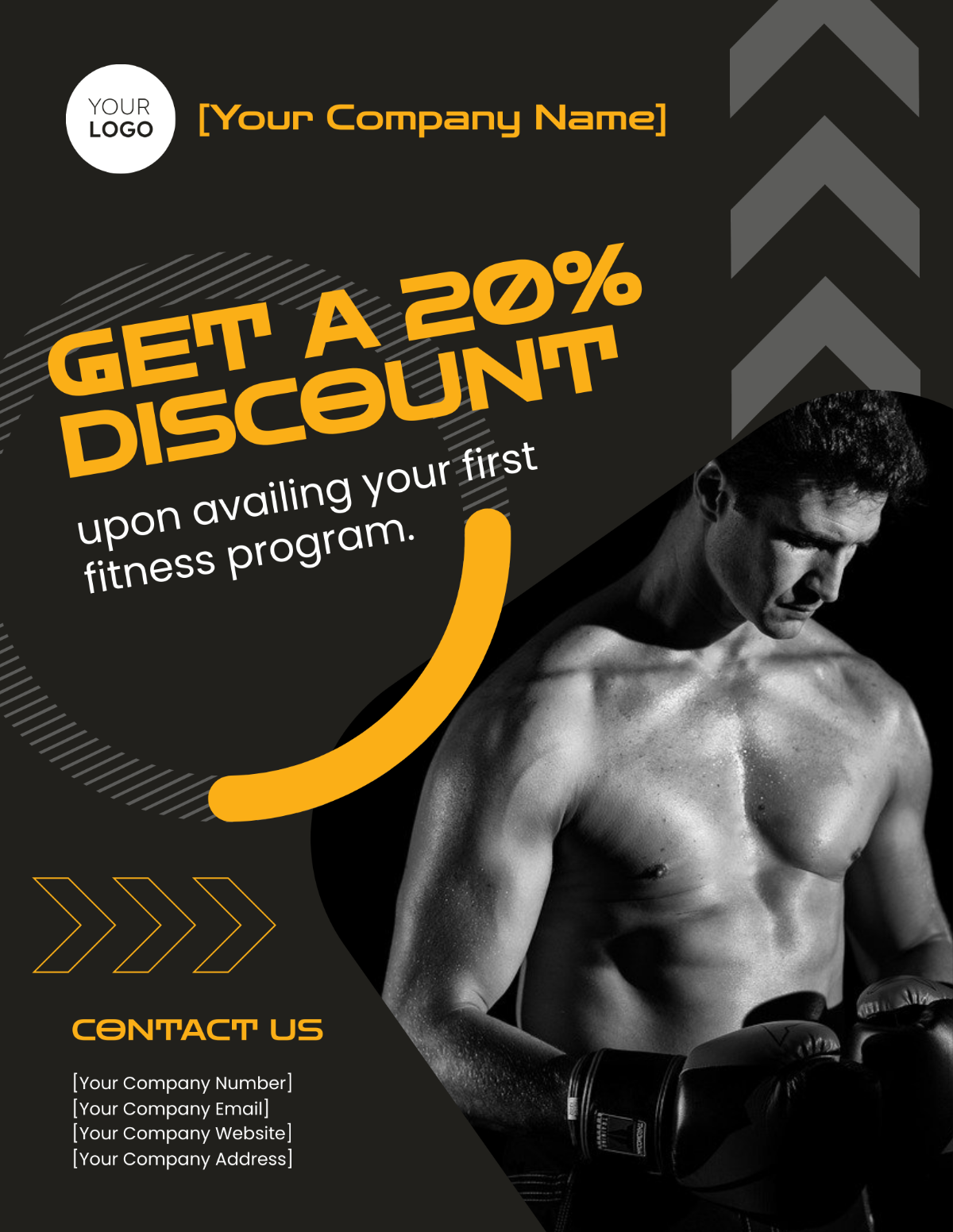 Fitness Healthy Diet Program Flyer